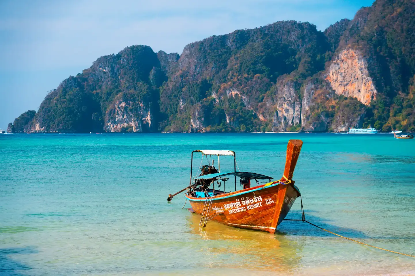Bilde fra strand i Thailand